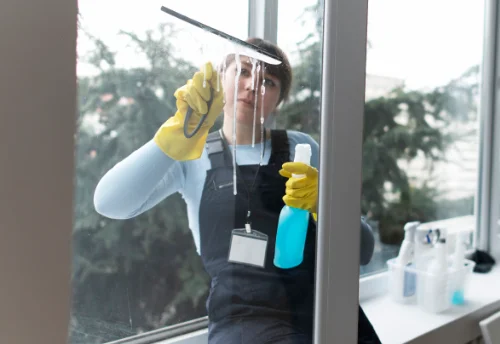 Nettoyage de vitres intérieures et extérieures à Souligné-Flacé